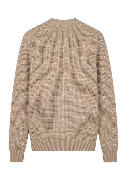 Wool-Blend English Rib Cardigan - MONTEZEMOLO