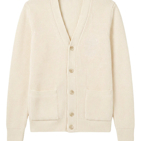 Wool-Blend English Rib Cardigan - MONTEZEMOLO