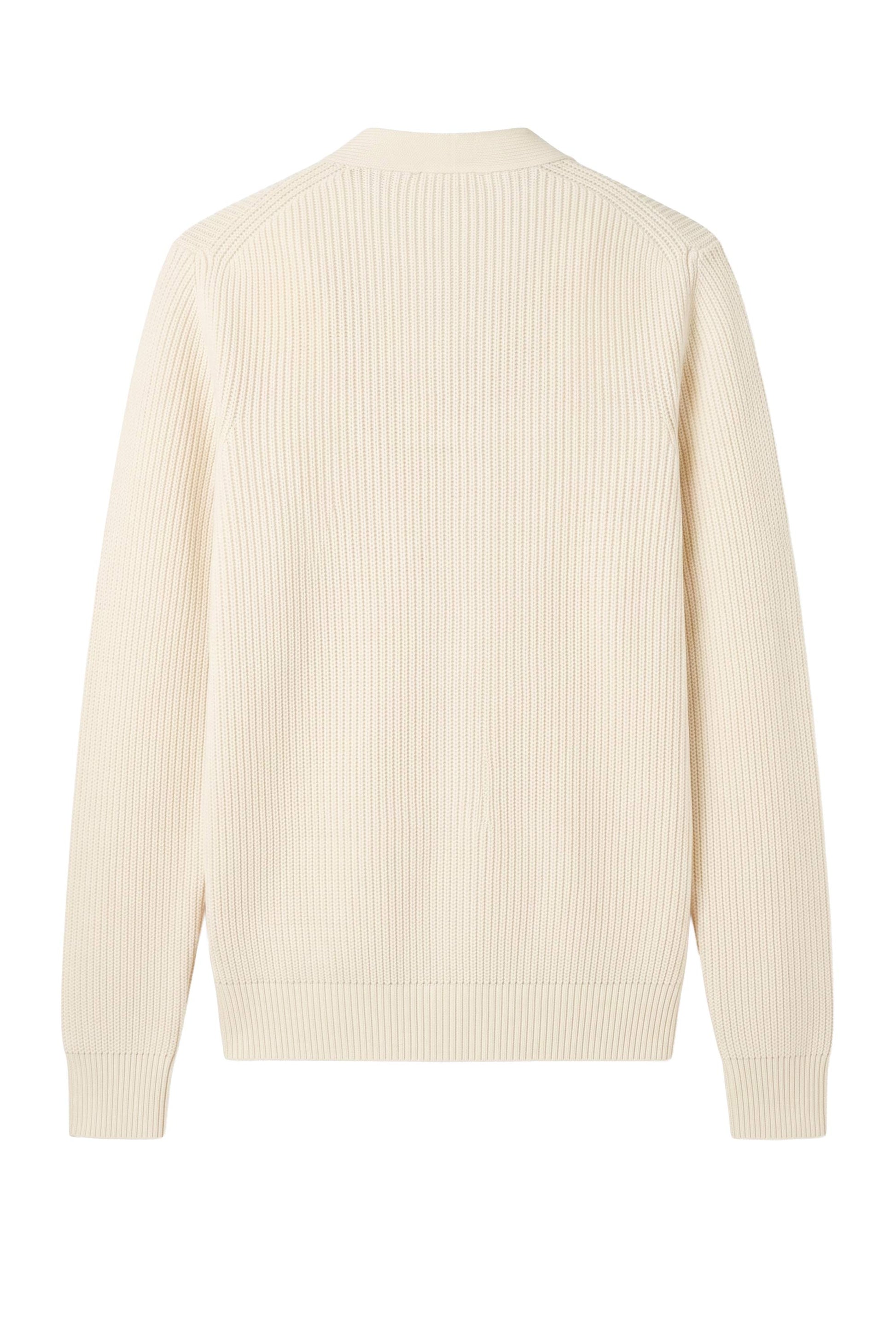 Wool-Blend English Rib Cardigan - MONTEZEMOLO