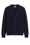 Wool-Blend English Rib Cardigan - MONTEZEMOLO