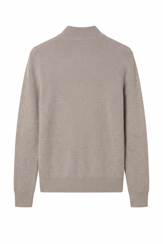 TREND Ribbed Full-Zip Knit - MONTEZEMOLO