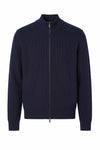 TREND Ribbed Full-Zip Knit