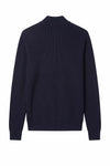 TREND Ribbed Full-Zip Knit