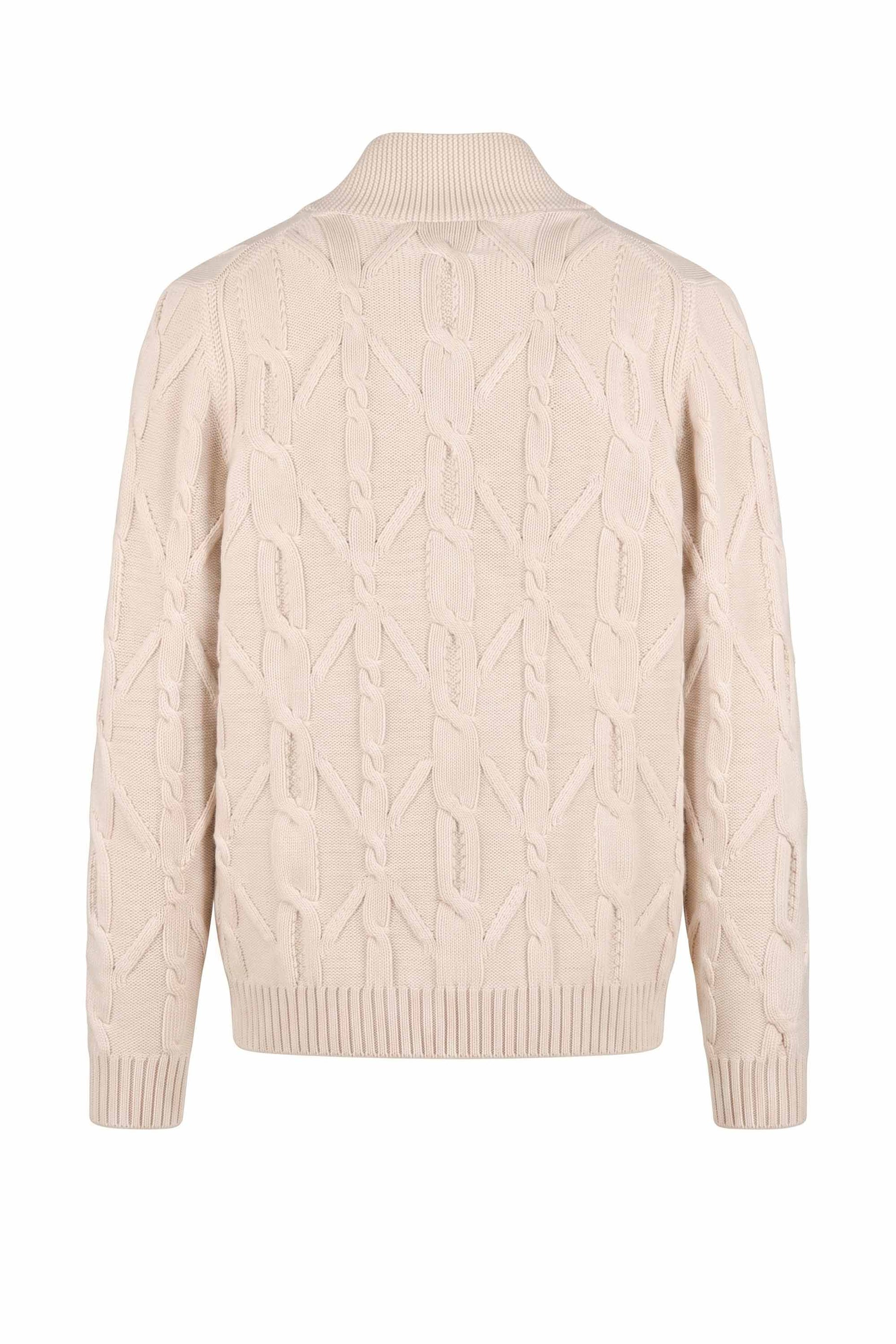 Supergeelong Wool Shawl-Collar Cardigan - MONTEZEMOLO