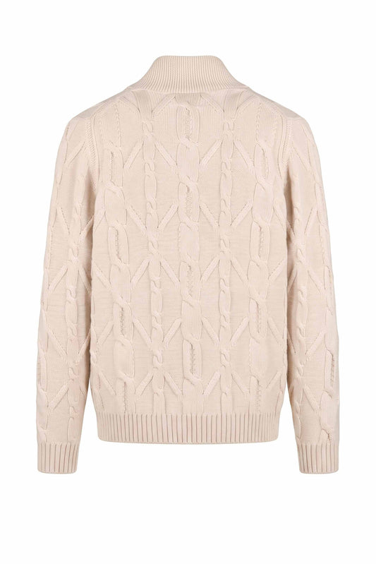 Supergeelong Wool Shawl-Collar Cardigan - MONTEZEMOLO