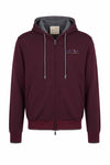 Wool and Cotton Full-Zip Hoodie