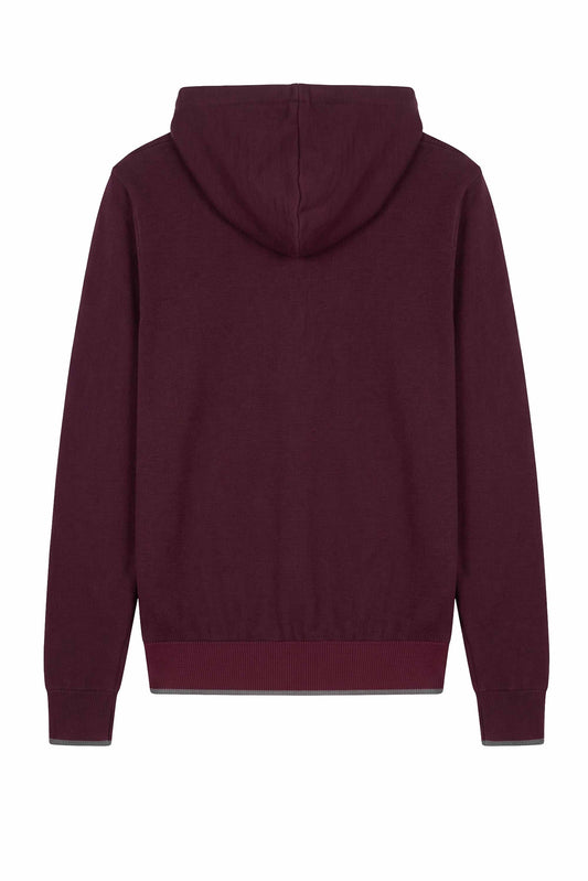 Wool and Cotton Full-Zip Hoodie - MONTEZEMOLO