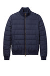Reversible Padded Virgin Wool, Silk and Camel Wool Bomber Jacket - MONTEZEMOLO