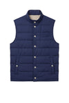 Quilted snap-button vest - MONTEZEMOLO