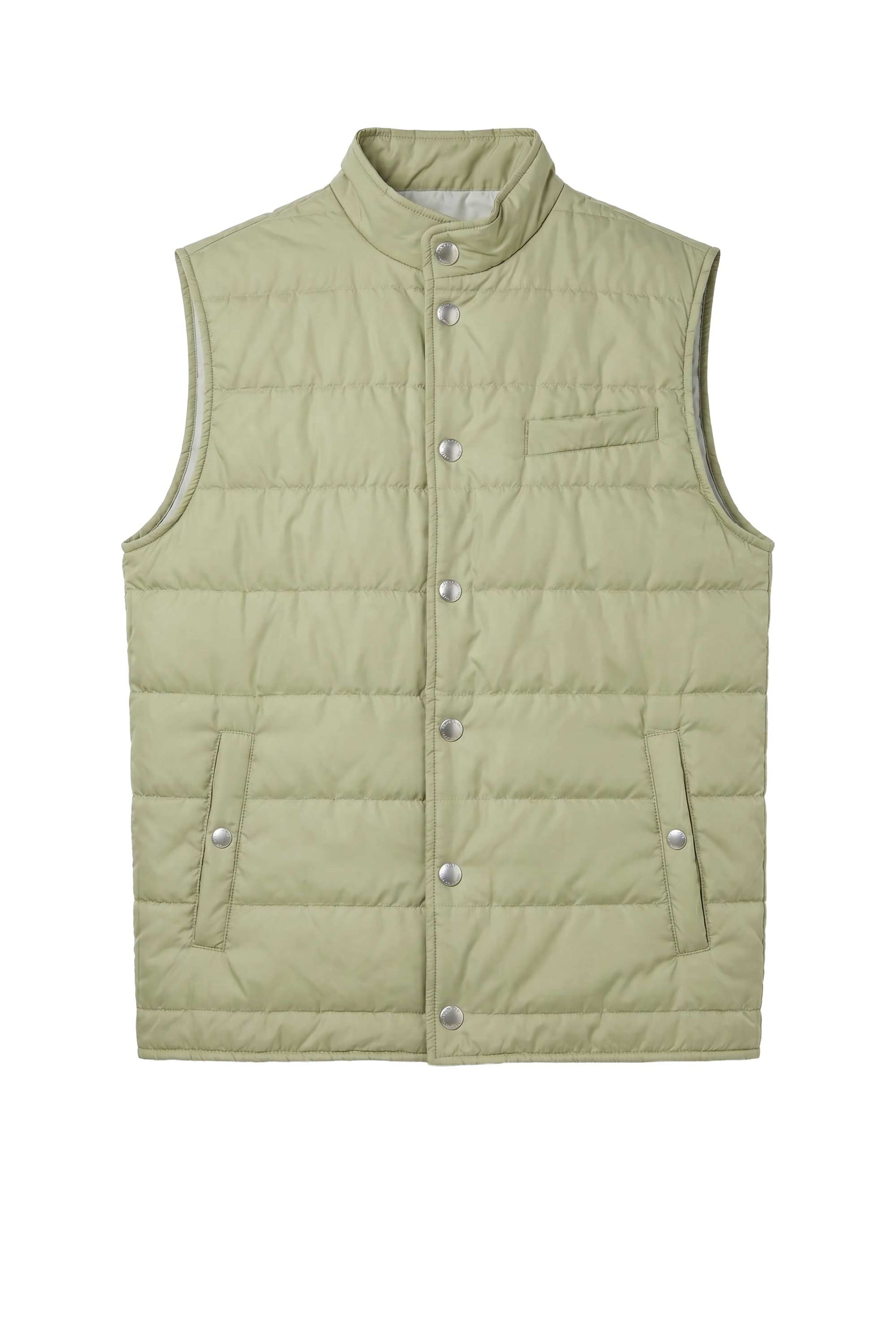 Quilted snap-button vest - MONTEZEMOLO