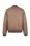 Goose-Down Padded Nubuck Leather Bomber Jacket - MONTEZEMOLO