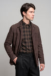 Waxed Nubuck Leather Jacket - MONTEZEMOLO