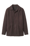 Waxed Nubuck Leather Jacket - MONTEZEMOLO