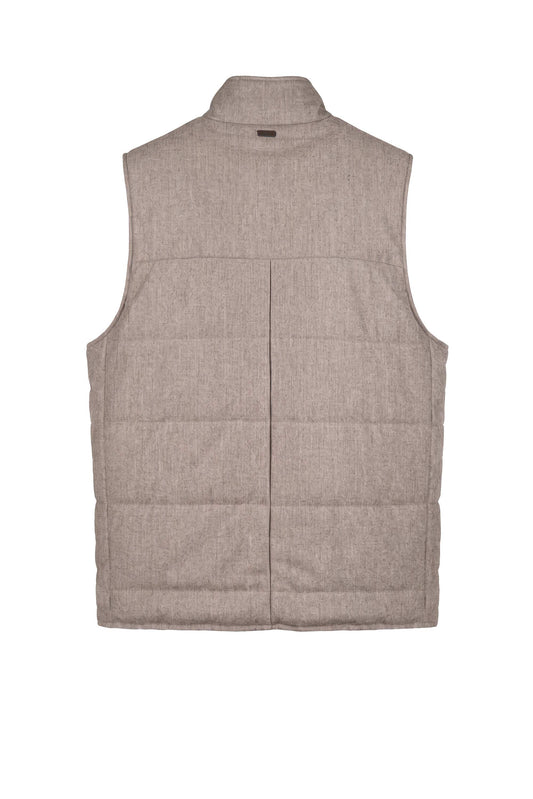 Pure Virgin Wool Quilted Vest
