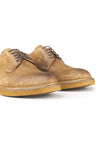 Worked Suede Derby Shoes - MONTEZEMOLO