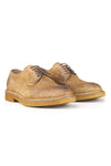 Worked Suede Derby Shoes - MONTEZEMOLO