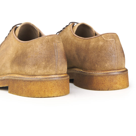 Worked Suede Derby Shoes - MONTEZEMOLO