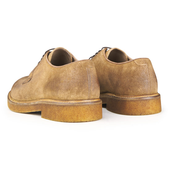 Worked Suede Derby Shoes - MONTEZEMOLO