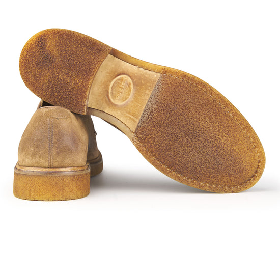 Worked Suede Derby Shoes - MONTEZEMOLO