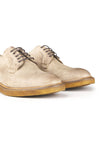 Worked Suede Derby Shoes - MONTEZEMOLO