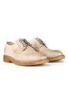 Worked Suede Derby Shoes - MONTEZEMOLO