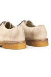 Worked Suede Derby Shoes - MONTEZEMOLO