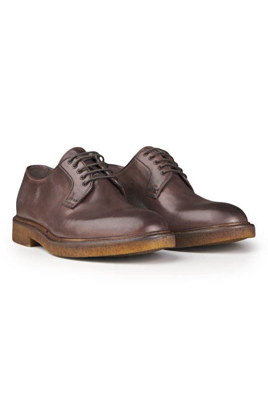 Leather Derby Shoes - MONTEZEMOLO
