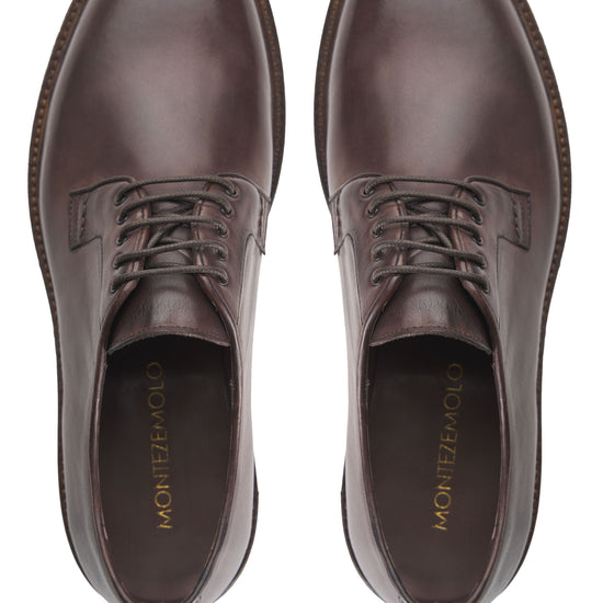 Leather Derby Shoes - MONTEZEMOLO