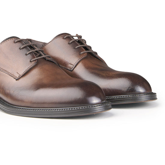 Leather Derby Shoes - MONTEZEMOLO