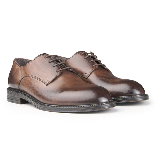 Leather Derby Shoes - MONTEZEMOLO