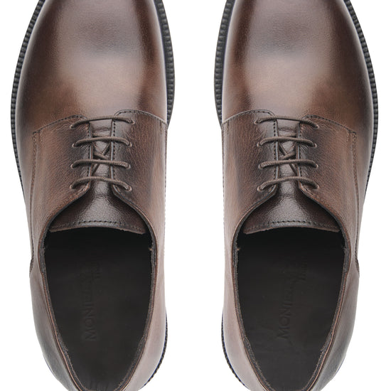 Leather Derby Shoes - MONTEZEMOLO