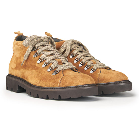 Suede Hiking Boots with X-Light Lug Sole - MONTEZEMOLO