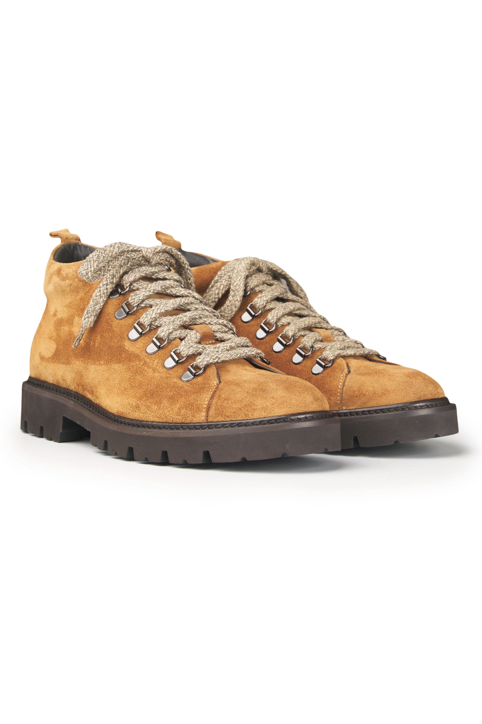 Suede Hiking Boots with X-Light Lug Sole - MONTEZEMOLO