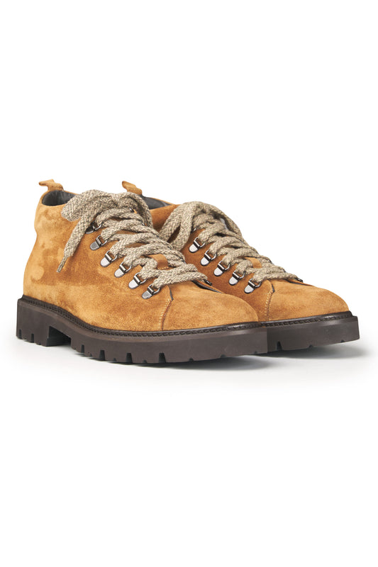 Suede Hiking Boots with X-Light Lug Sole - MONTEZEMOLO