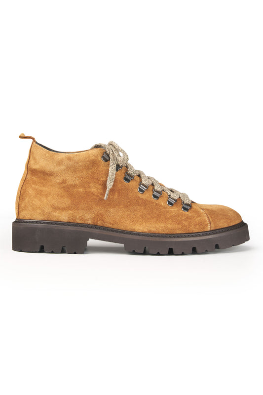 Suede Hiking Boots with X-Light Lug Sole - MONTEZEMOLO