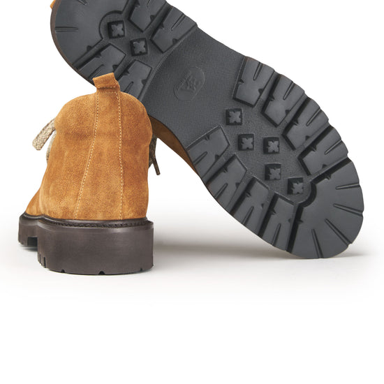 Suede Hiking Boots with X-Light Lug Sole - MONTEZEMOLO