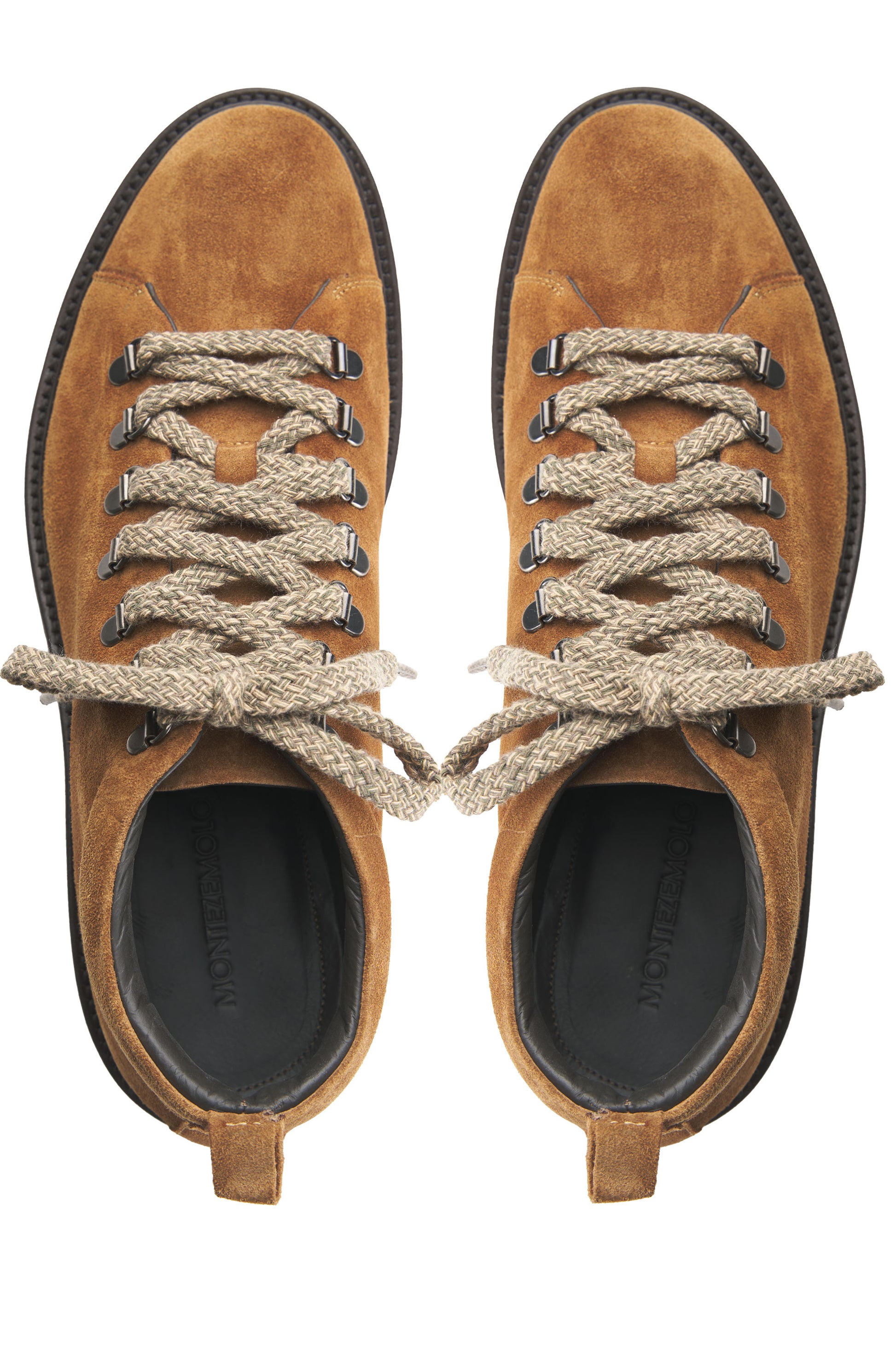 Suede Hiking Boots with X-Light Lug Sole - MONTEZEMOLO