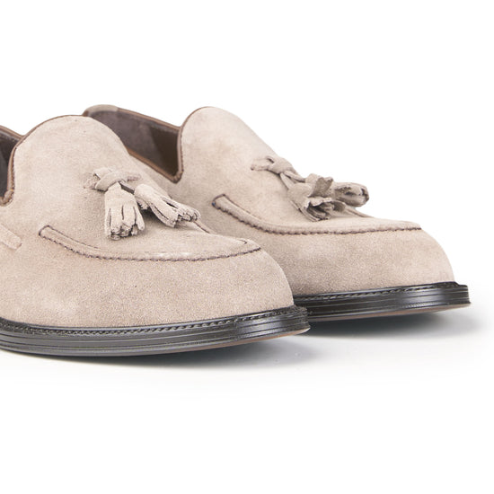 Leather Tassel Slipper Loafers - MONTEZEMOLO
