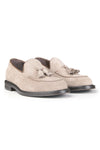 Leather Tassel Slipper Loafers - MONTEZEMOLO
