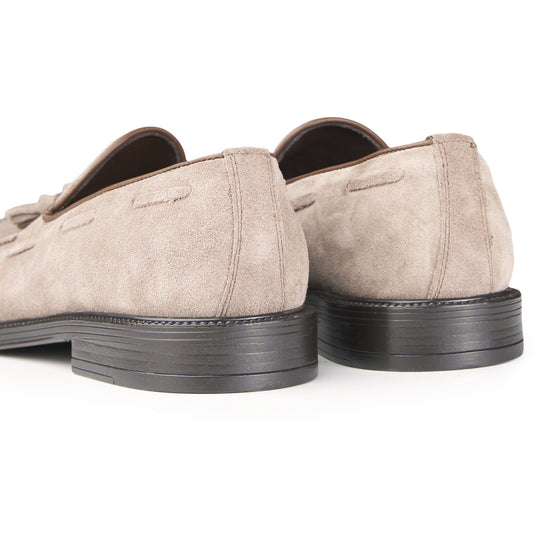 Leather Tassel Slipper Loafers - MONTEZEMOLO