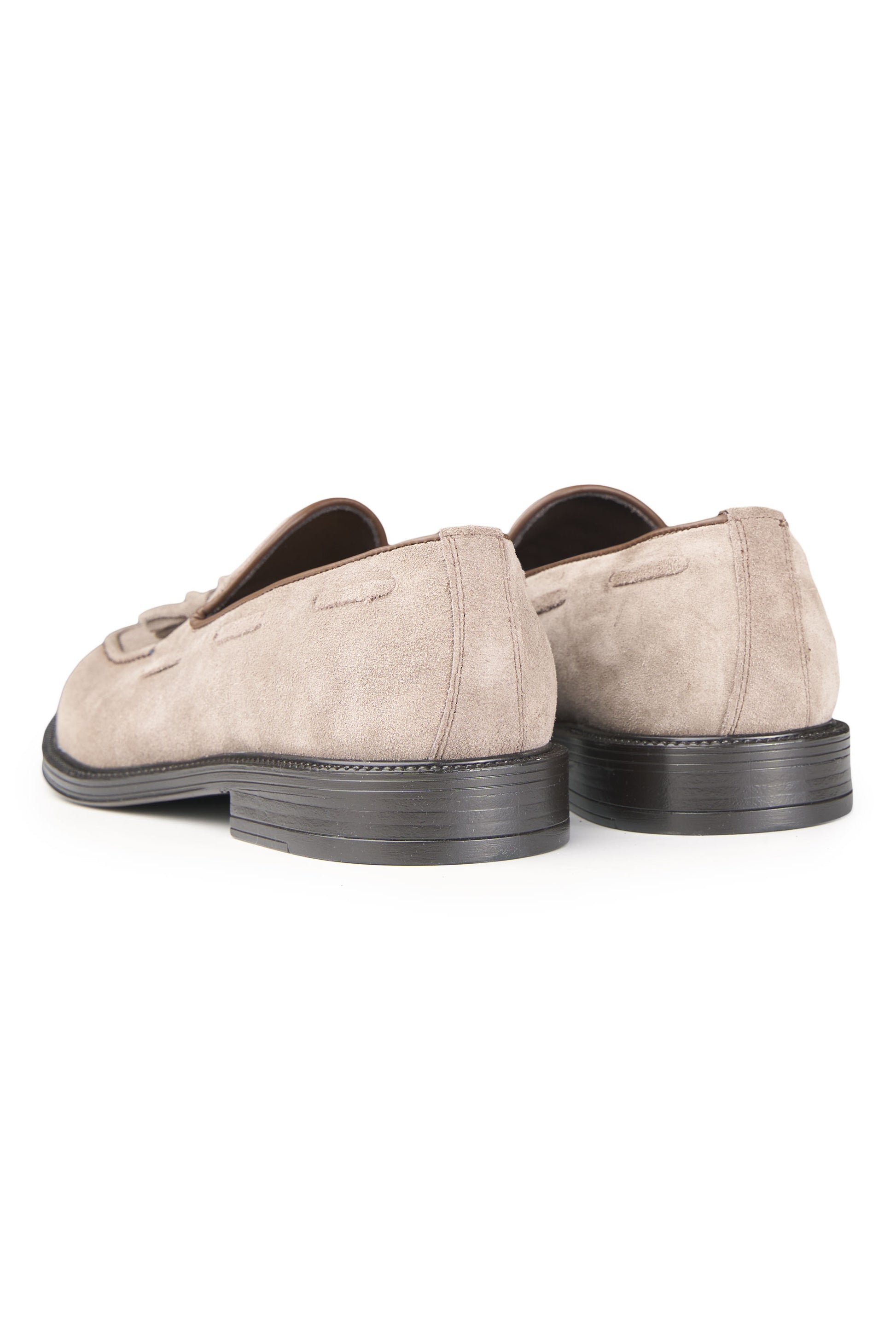 Leather Tassel Slipper Loafers - MONTEZEMOLO
