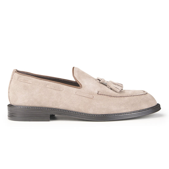 Leather Tassel Slipper Loafers - MONTEZEMOLO