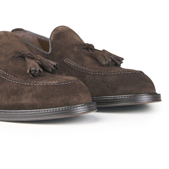 Leather Tassel Slipper Loafers - MONTEZEMOLO