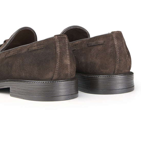 Leather Tassel Slipper Loafers - MONTEZEMOLO