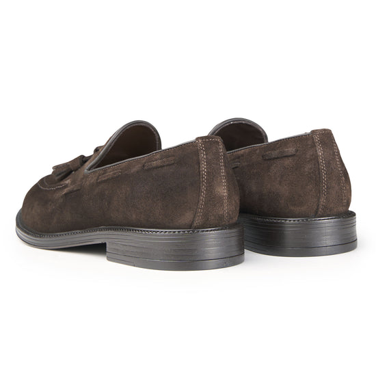 Leather Tassel Slipper Loafers - MONTEZEMOLO