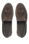 Leather Tassel Slipper Loafers - MONTEZEMOLO
