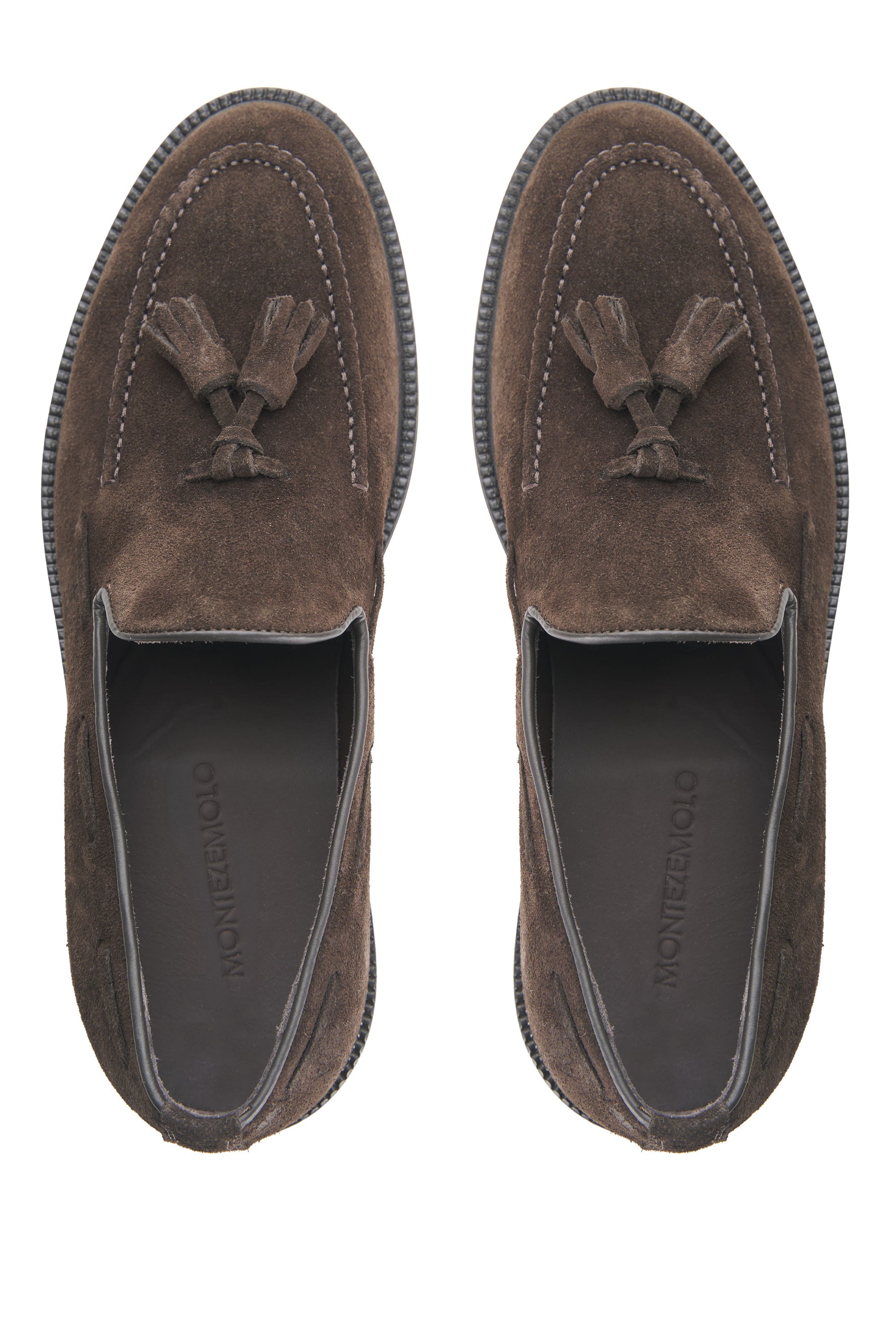 Leather Tassel Slipper Loafers - MONTEZEMOLO