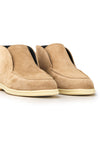 Suede Slip-On Ankle Boot