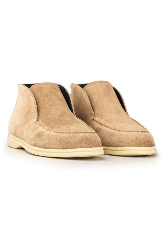 Suede Slip-On Ankle Boot - MONTEZEMOLO
