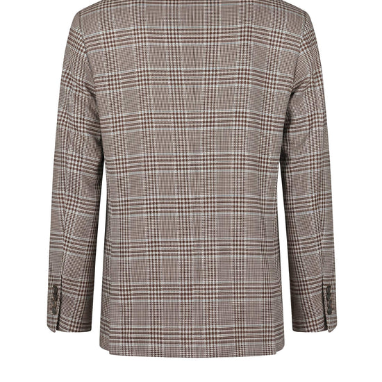 Premium Cashmere Prince of Wales Check Jacket - Zegna® Fabrics - MONTEZEMOLO